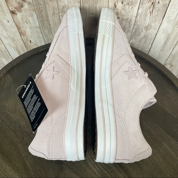 Converse Star Player Ox “Barely Rose” Leather Sneaker Size 10 Men
