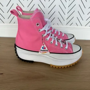 🤩Converse Sz 6.5 Men's Shoes Run Star Hike Pop High Top Sneakers Pink A08735C🤩
