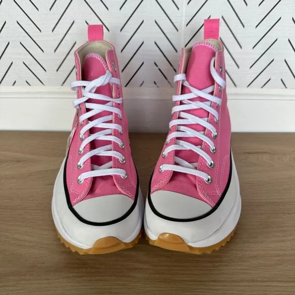 🤩Converse Sz 6.5 Men's Shoes Run Star Hike Pop High Top Sneakers Pink A08735C🤩