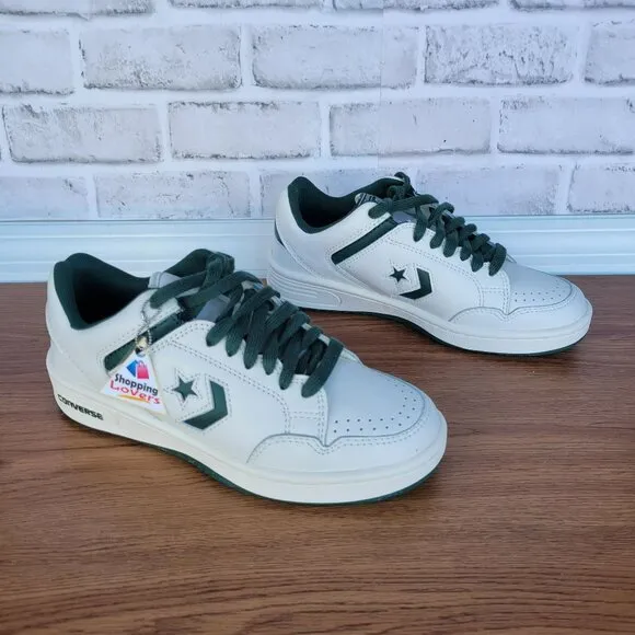 ⭐Converse Tenis Weapon OX Size 7 Women's Shoes Leather Green/White A11212C New