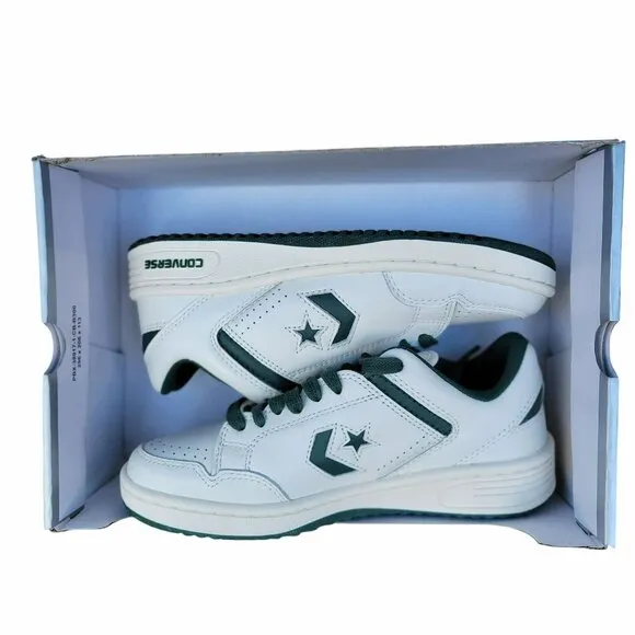 ⭐Converse Tenis Weapon OX Size 7 Women's Shoes Leather Green/White A11212C New
