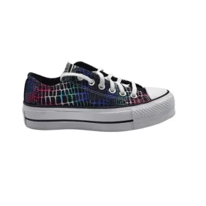 Converse Wmns CTAS Platform Low Digital Daze Crocodile Scales Shoes Sz 5
