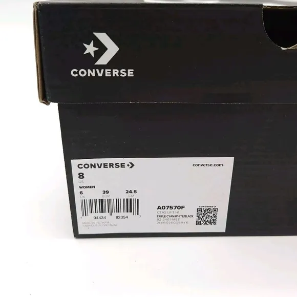 Converse Womens 8 Chuck Taylor All Star Sneaker Lift Hi Platform Shoes Cyan Blue