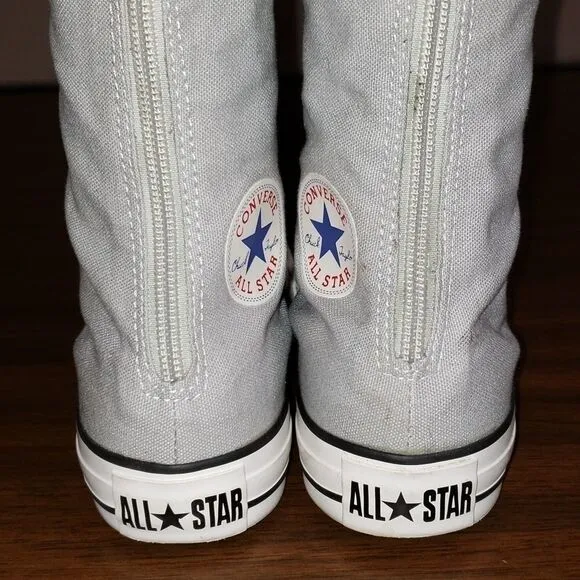 Converse All Stars Knee High‎ Gray Chuck Taylors 5