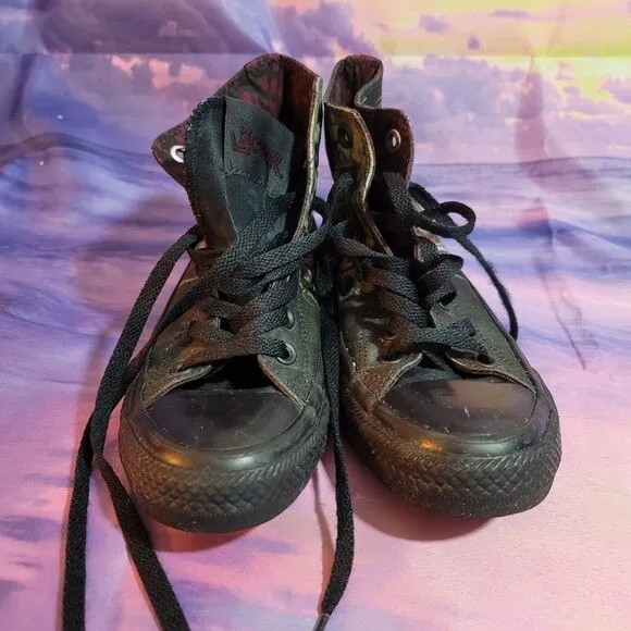 Converse Chuck Taylor All Star Hi DC Comics Joker Black Face Men's 4 Women's 6
