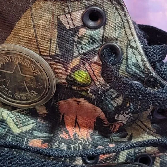 Converse Chuck Taylor All Star Hi DC Comics Joker Black Face Men's 4 Women's 6