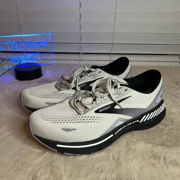 COPY - Men's Brooks Gray Adrenaline GTS Running Shoes Size 10 Wide Breathable S…