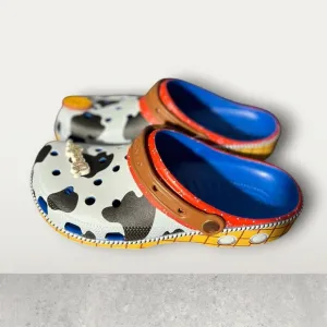 Crocs Toy Story Woody Clog Slip On Comfort Shoes Andy Signature Size M8 W10