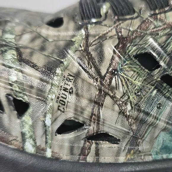 Crosskix APX Mossy Oak Breakup Country Water Shoes Mens Size 9 Green Camouflage