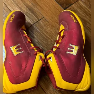 Dada Baller Supreme Burgundy Gold Men‎ Sneakers Shoes Size 13