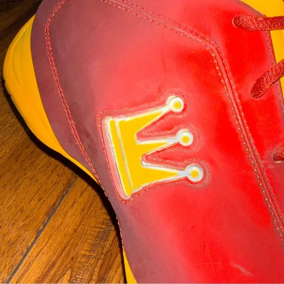 Dada Baller Supreme Burgundy Gold Men‎ Sneakers Shoes Size 13