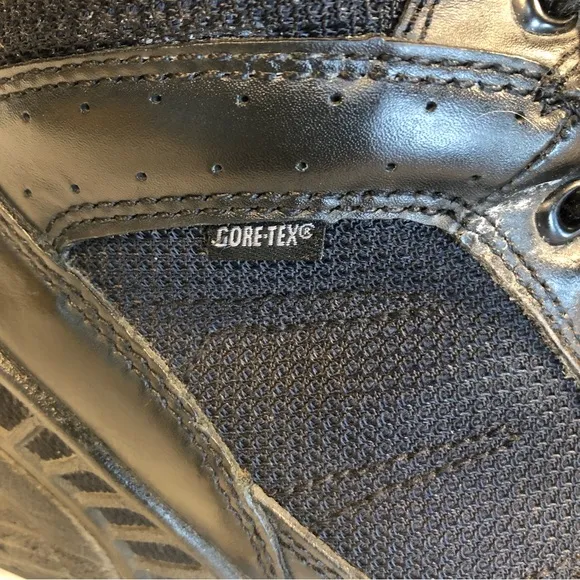 Danner GTX 6” Persuit Black Waterproof Men’s 9.5 D Work Boots Patrol Motorcycle