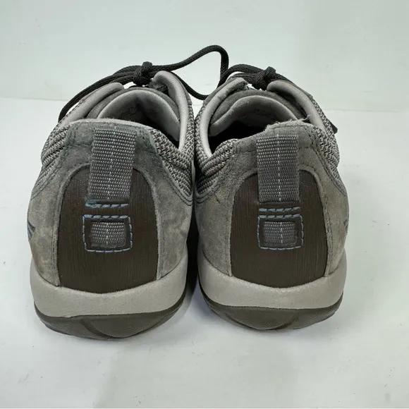 Dansko Grey Gray Leather Clogs Shoes Comfort