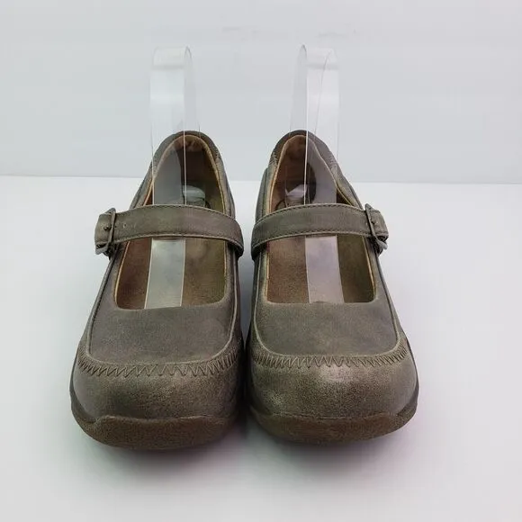 Dansko Kate Womens Size EU 38 US 7.5-8 Brown Leather Comfort Mary Jane Shoes