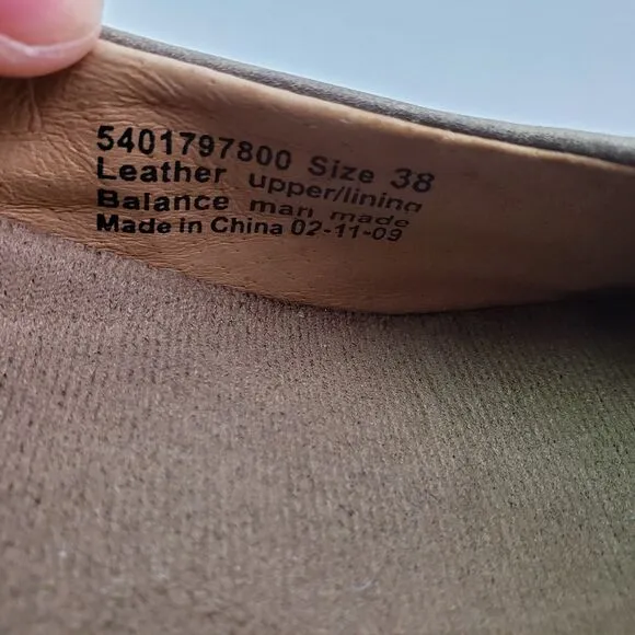 Dansko Kate Womens Size EU 38 US 7.5-8 Brown Leather Comfort Mary Jane Shoes