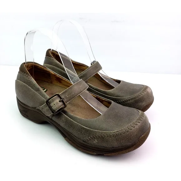 Dansko Kate Womens Size EU 38 US 7.5-8 Brown Leather Comfort Mary Jane Shoes