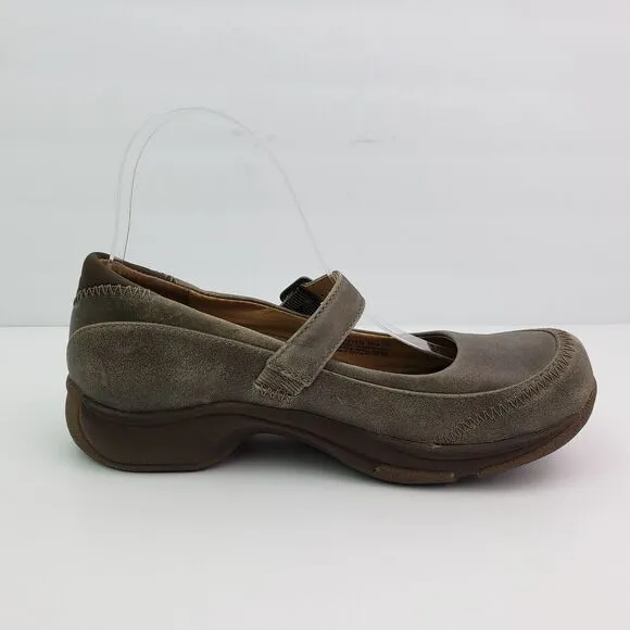 Dansko Kate Womens Size EU 38 US 7.5-8 Brown Leather Comfort Mary Jane Shoes