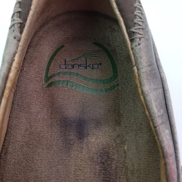 Dansko Kate Womens Size EU 38 US 7.5-8 Brown Leather Comfort Mary Jane Shoes