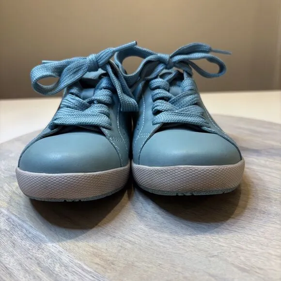Dansko Orli Blue Aqua Leather Lace-Up Shock Sole Comfort Sneakers US‎ Size 6.5
