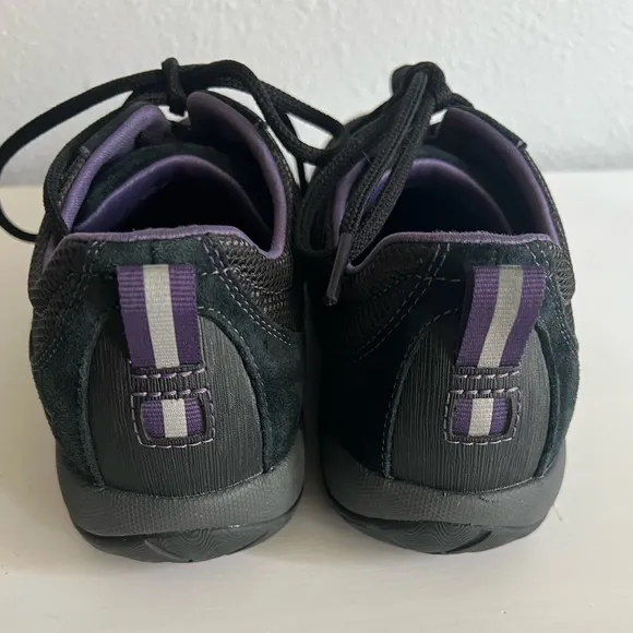 Dansko Paisley Waterproof Hiking Walking Black Leather lace up shoes size 37