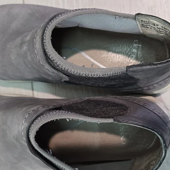 Dansko Women Lizette Waterproof Nubuck Ankle Leather Boots shoes sz 37/6.5-7
