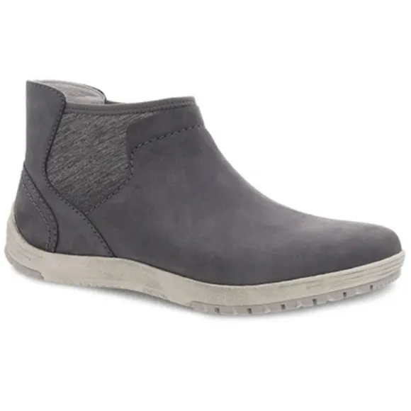 Dansko Women Lizette Waterproof Nubuck Ankle Leather Boots shoes sz 37/6.5-7