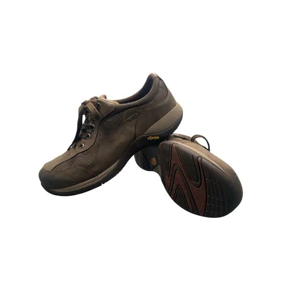Dansko Women's Oxford,Vibram Brown Milled Nubuck Sz 42 EU (11/ 11.5 M US)