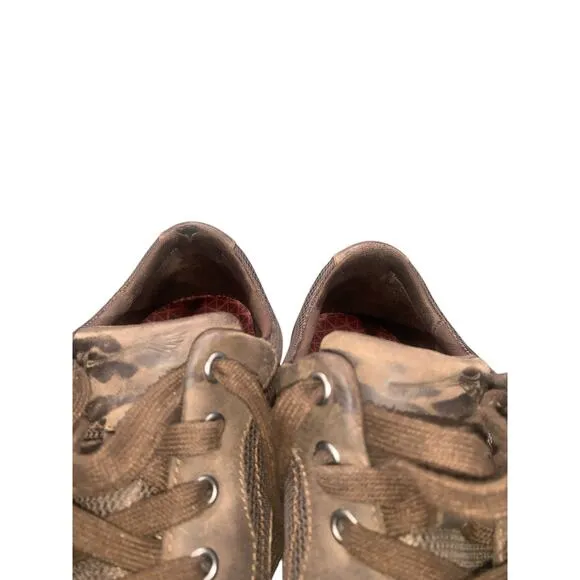 Dansko Women's Oxford,Vibram Brown Milled Nubuck Sz 42 EU (11/ 11.5 M US)