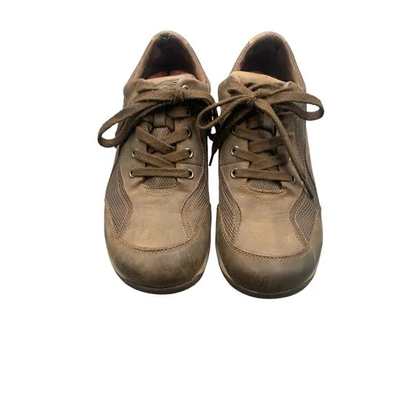 Dansko Women's Oxford,Vibram Brown Milled Nubuck Sz 42 EU (11/ 11.5 M US)
