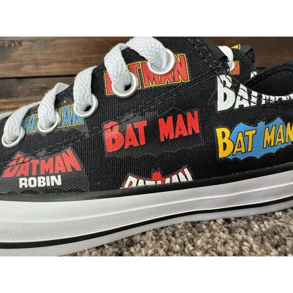 DC BATMAN Unisex Converse Chuck Taylor All Star CTAS LOW TOP Shoes 167319C