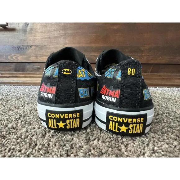DC BATMAN Unisex Converse Chuck Taylor All Star CTAS LOW TOP Shoes 167319C