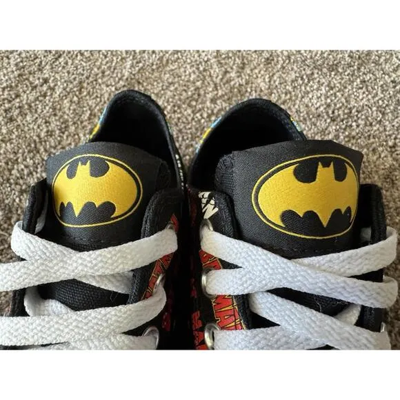 DC BATMAN Unisex Converse Chuck Taylor All Star CTAS LOW TOP Shoes 167319C