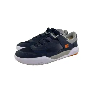 DC Shoes Men's DC-Metric Sneakers US 10 Low-Top Athletic Shoes Navy/Orange