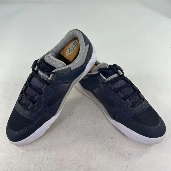 DC Shoes Men's DC-Metric Sneakers US 10 Low-Top Athletic Shoes Navy/Orange