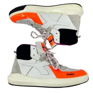 Diadora Mens Heritage Mi Basket Basketball Shoes Multicolor 175446 High Top 11