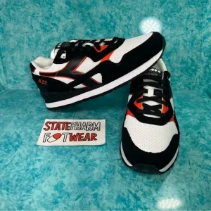 Diadora N 92 Advance Black Red Men's Low Top Suede Retro Shoes Sneakers