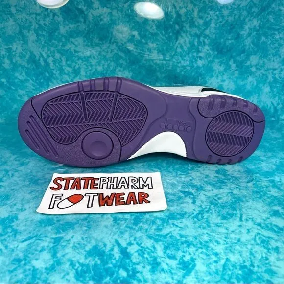 Diadora Maverick ‘Purple/Blue’ Men’s Retro Low Top Leather Lifestyle Shoes