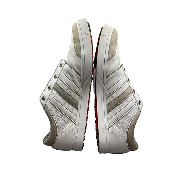 didas Adicross Men's Golf Shoes White/Gray, Size 12.5