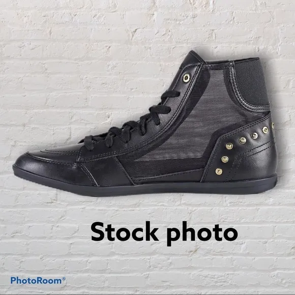 DIESEL Black Daily High Top Sneakers.  Lux**