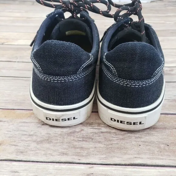 Diesel denim s flip low lace up low top.shoes