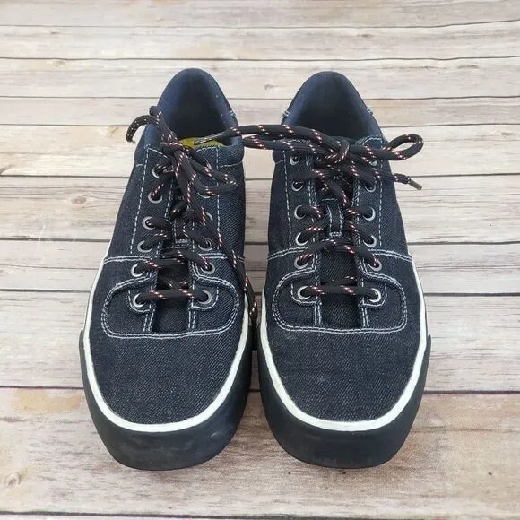 Diesel denim s flip low lace up low top.shoes