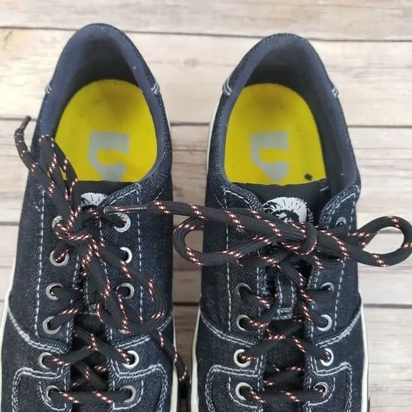 Diesel denim s flip low lace up low top.shoes