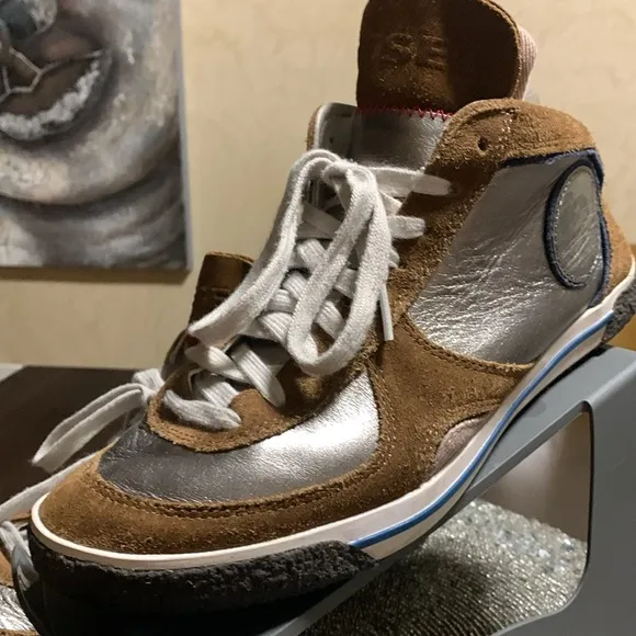 DIESEL Highly Strung sneakers  Shoes Mens Casual Sneakers sz 8.5./eu 41