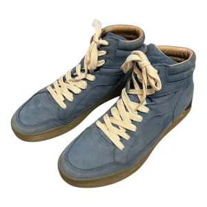 Diesel Tempus Blue Basket Diamond Leather High Top Lace Up Sneaker Mens Size 12