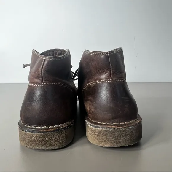 Dockers 90-28459 Mens Tussoc Brown Leather Lace Up Chukka Boots Size 12 M