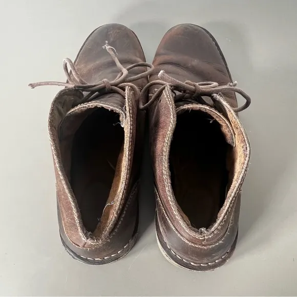 Dockers 90-28459 Mens Tussoc Brown Leather Lace Up Chukka Boots Size 12 M