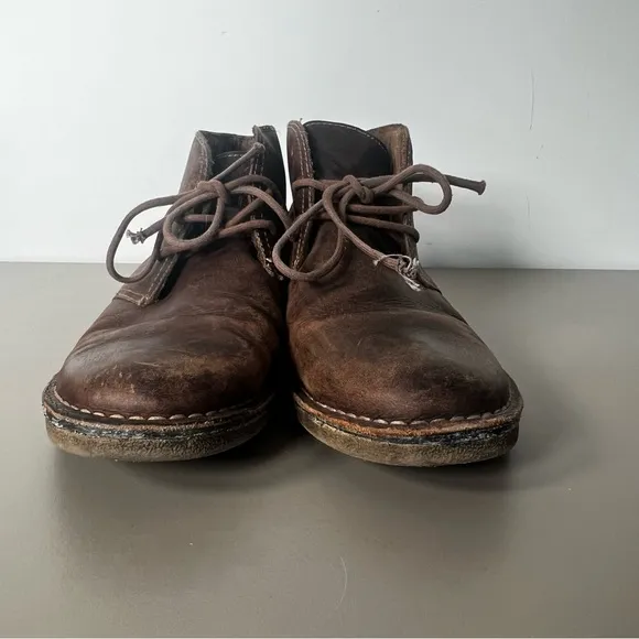 Dockers 90-28459 Mens Tussoc Brown Leather Lace Up Chukka Boots Size 12 M