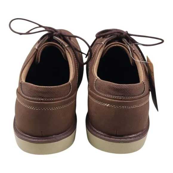 Dockers Mens Comfort Flex Brown Casual Lace-Up Shoes 9M Shock Absorbent Insole
