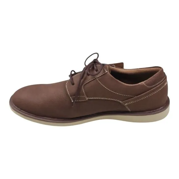 Dockers Mens Comfort Flex Brown Casual Lace-Up Shoes 9M Shock Absorbent Insole