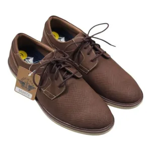 Dockers Mens Comfort Flex Brown Casual Lace-Up Shoes 9M Shock Absorbent Insole